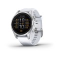 Garmin Epix Pro (Gen 2) Standard Edition | 42 mm / srebrny z białym paskiem [010-02802-01]