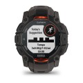 Garmin Instinct 3 – 50 mm MIP SOLAR Czarny z paskiem w kolorze Charcoal [010-02935-00]