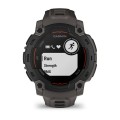 Instinct E – 45 mm Czarny z paskiem w kolorze Charcoal [010-02933-00]