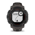 Instinct E – 45 mm Czarny z paskiem w kolorze Charcoal [010-02933-00]