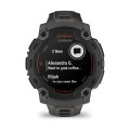 Instinct E – 45 mm Czarny z paskiem w kolorze Charcoal [010-02933-00]